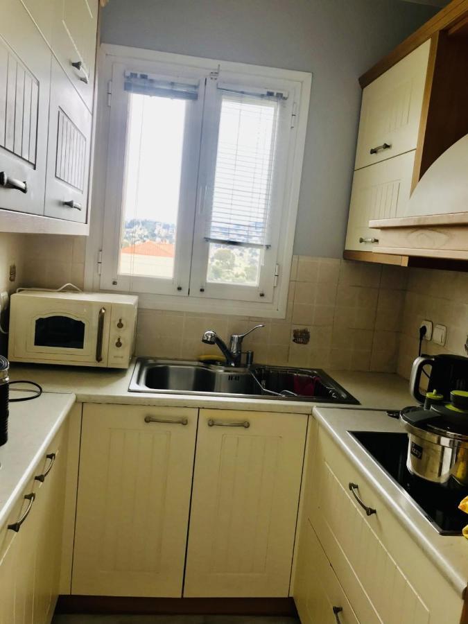 Beautiful Maisonette With A View To The Mountains And The Sea Agia Marina  Экстерьер фото