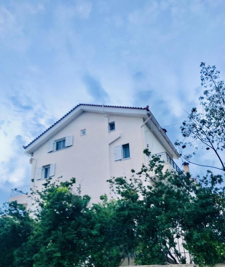 Beautiful Maisonette With A View To The Mountains And The Sea Agia Marina  Экстерьер фото