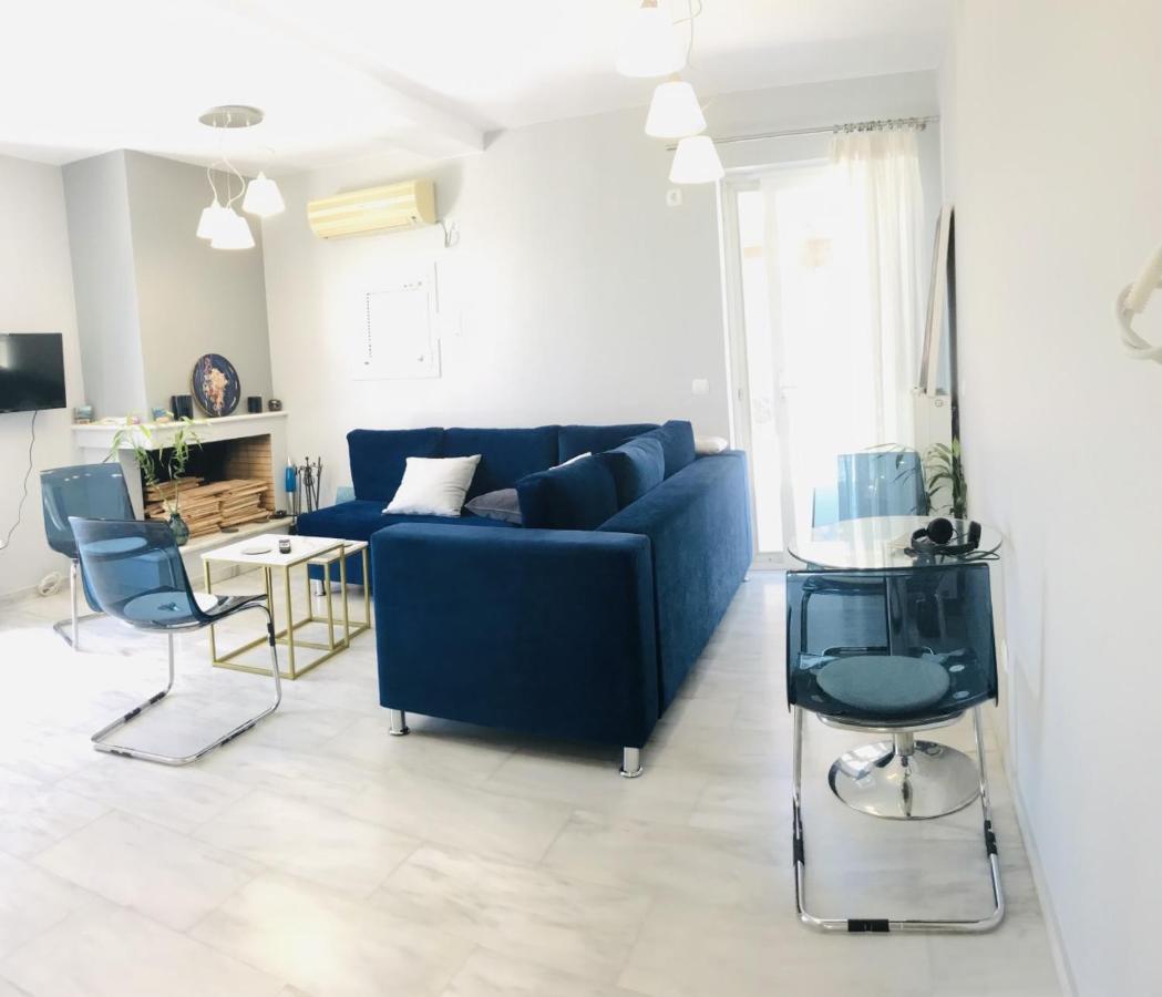 Beautiful Maisonette With A View To The Mountains And The Sea Agia Marina  Экстерьер фото