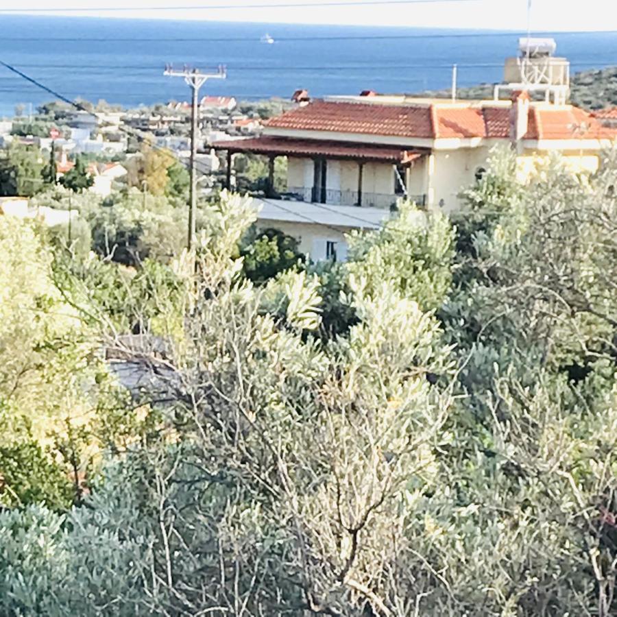 Beautiful Maisonette With A View To The Mountains And The Sea Agia Marina  Экстерьер фото