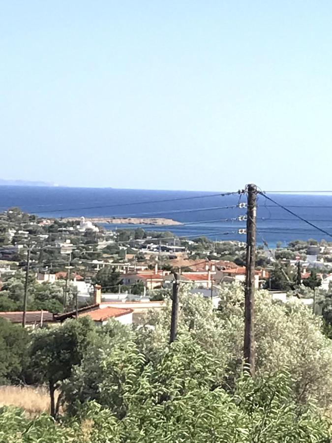 Beautiful Maisonette With A View To The Mountains And The Sea Agia Marina  Экстерьер фото