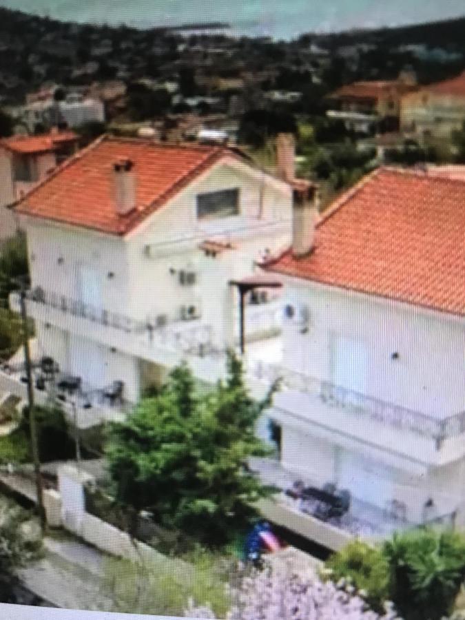 Beautiful Maisonette With A View To The Mountains And The Sea Agia Marina  Экстерьер фото