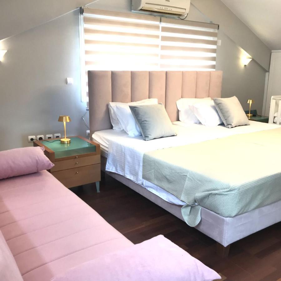 Beautiful Maisonette With A View To The Mountains And The Sea Agia Marina  Экстерьер фото