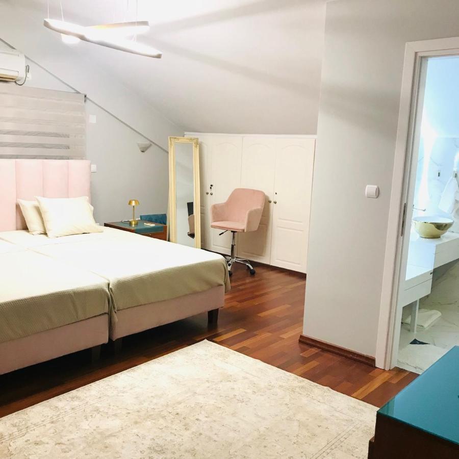 Beautiful Maisonette With A View To The Mountains And The Sea Agia Marina  Экстерьер фото