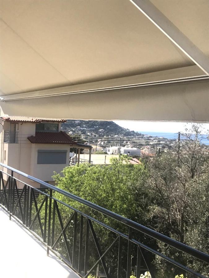 Beautiful Maisonette With A View To The Mountains And The Sea Agia Marina  Экстерьер фото