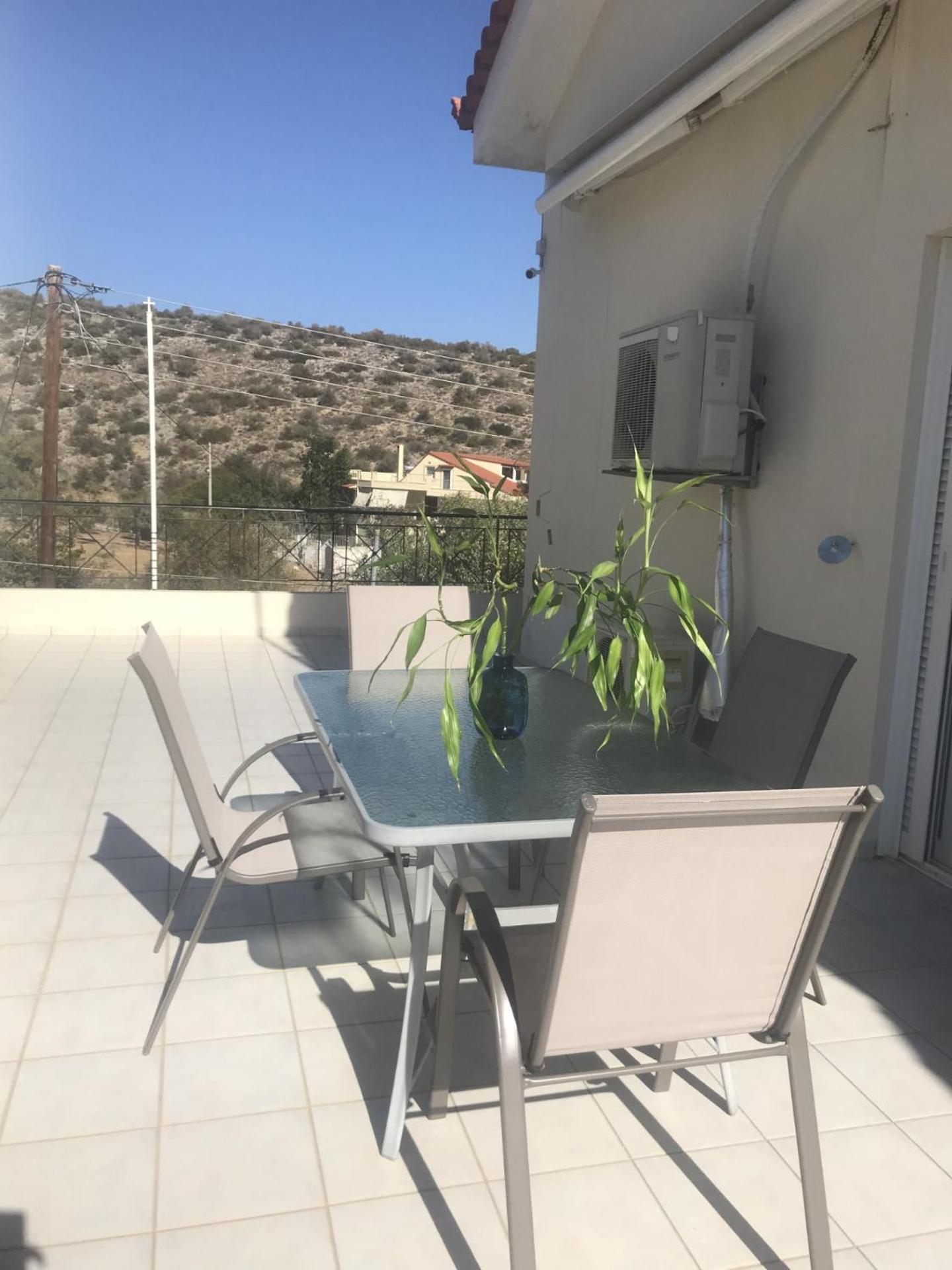 Beautiful Maisonette With A View To The Mountains And The Sea Agia Marina  Экстерьер фото